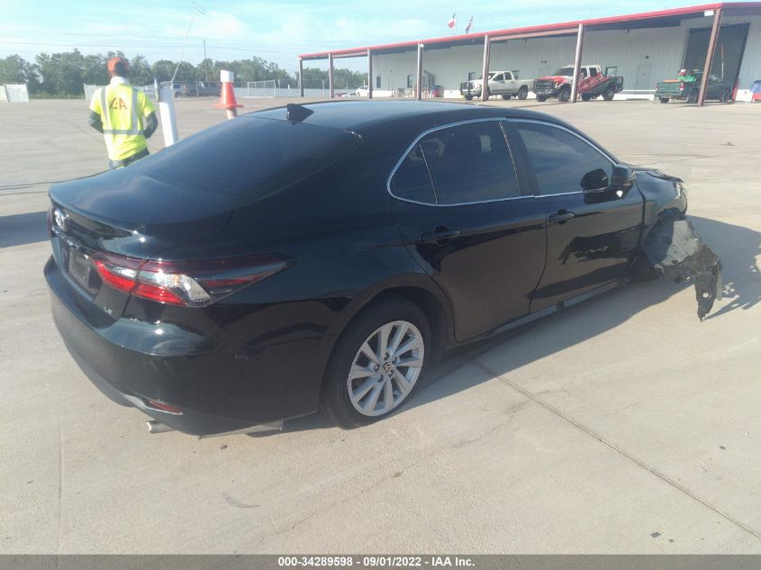 2022 TOYOTA CAMRY LE VIN: 4T1C11AK2NU683475