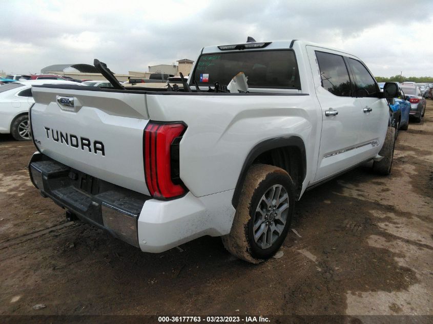 2022 TOYOTA TUNDRA 4WD 1794 EDITION VIN: 5TFMA5DB9NX026084