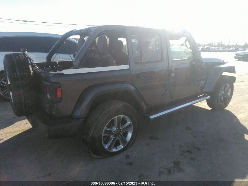 2022 JEEP WRANGLER UNLIMITED SAHARA VIN: 1C4HJXEG5NW128558