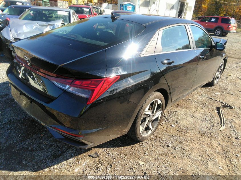 2022 HYUNDAI ELANTRA SEL VIN: KMHLN4AGXNU252531