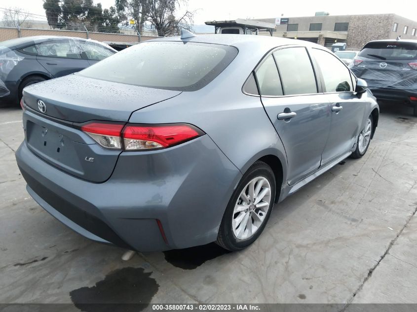 2022 TOYOTA COROLLA LE VIN: JTDVPMAE8N3032722