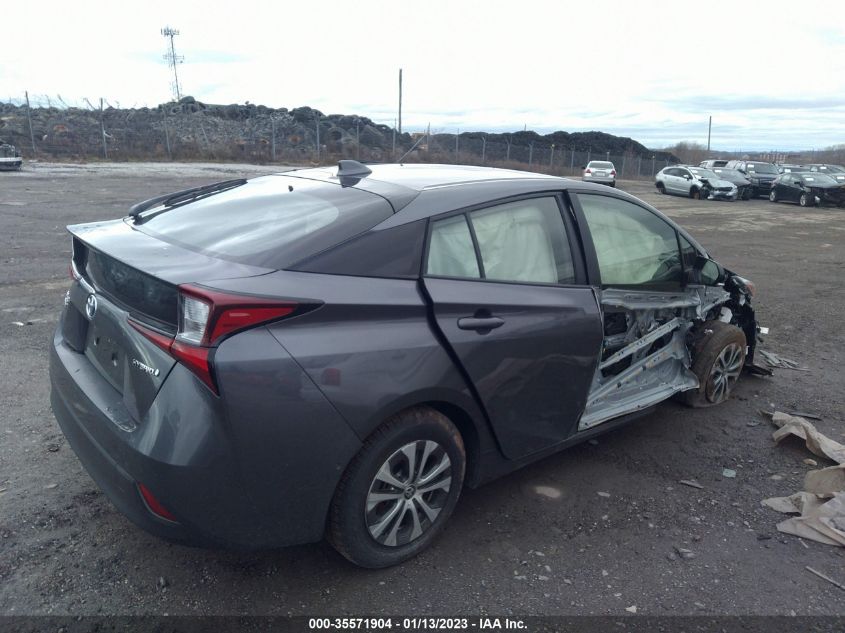 2022 TOYOTA PRIUS LE/XLE/NIGHTSHADE VIN: JTDL9MFU2N3038744