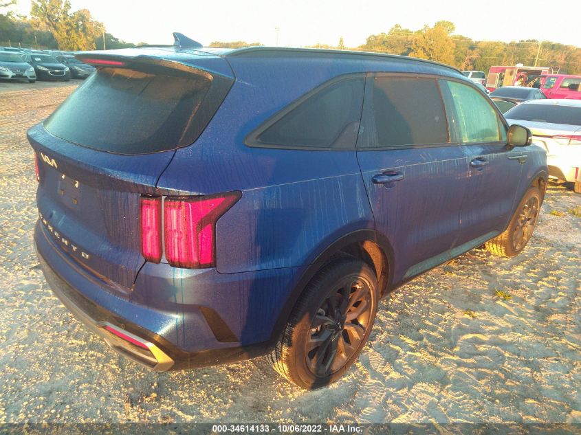2022 KIA SORENTO SX VIN: 5XYRKDLF1NG124787