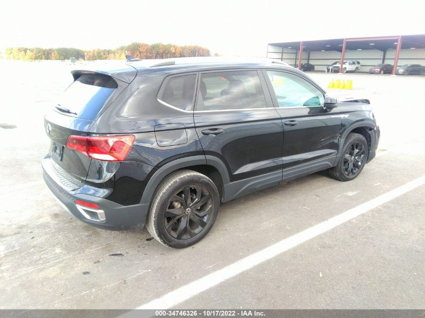2022 VOLKSWAGEN TAOS SE VIN: 3VVWX7B22NM068951