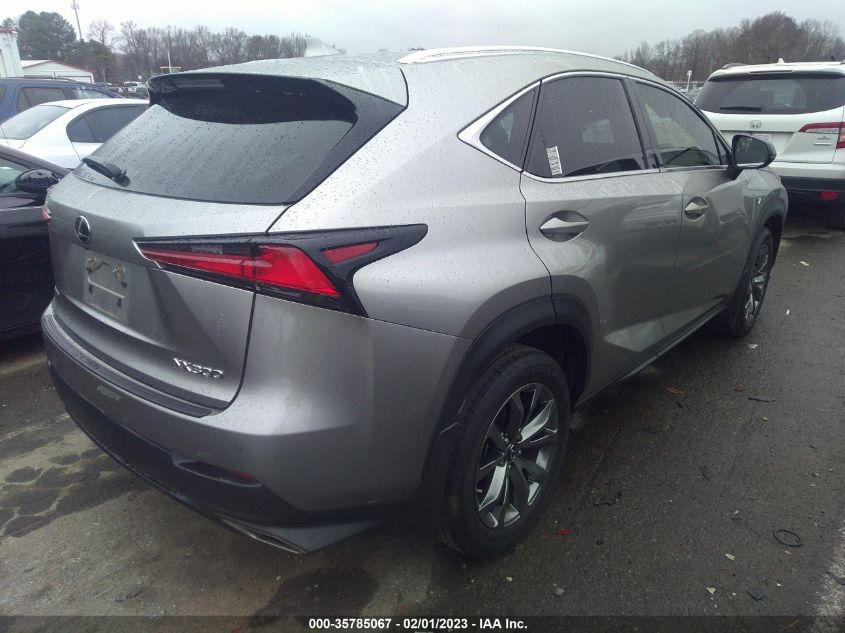 2021 LEXUS NX NX 300 F SPORT VIN: JTJSARBZ5M2193632