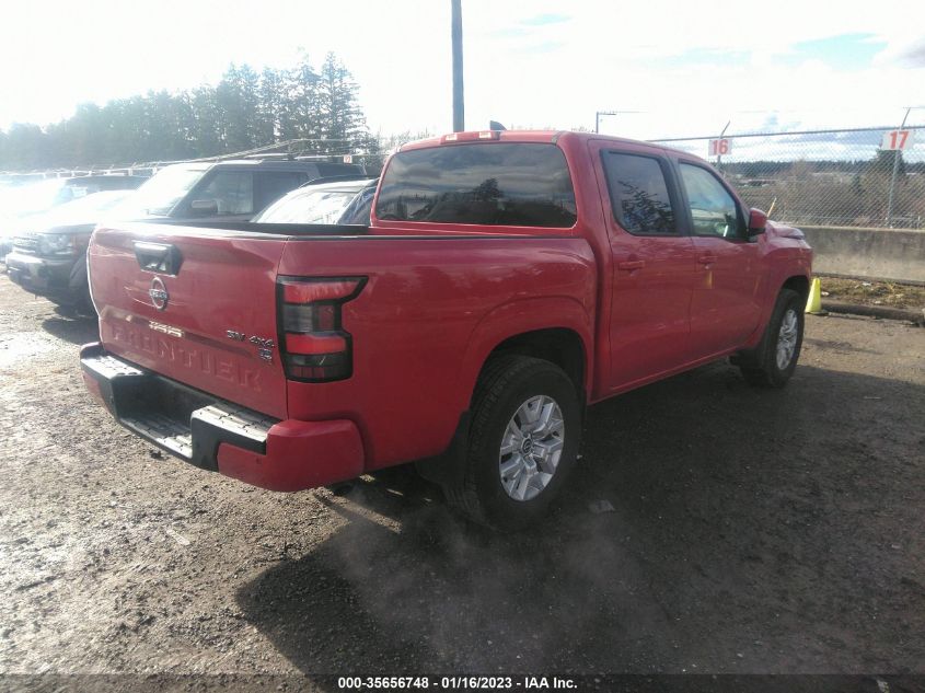 2022 NISSAN FRONTIER SV VIN: 1N6ED1EK9NN646526
