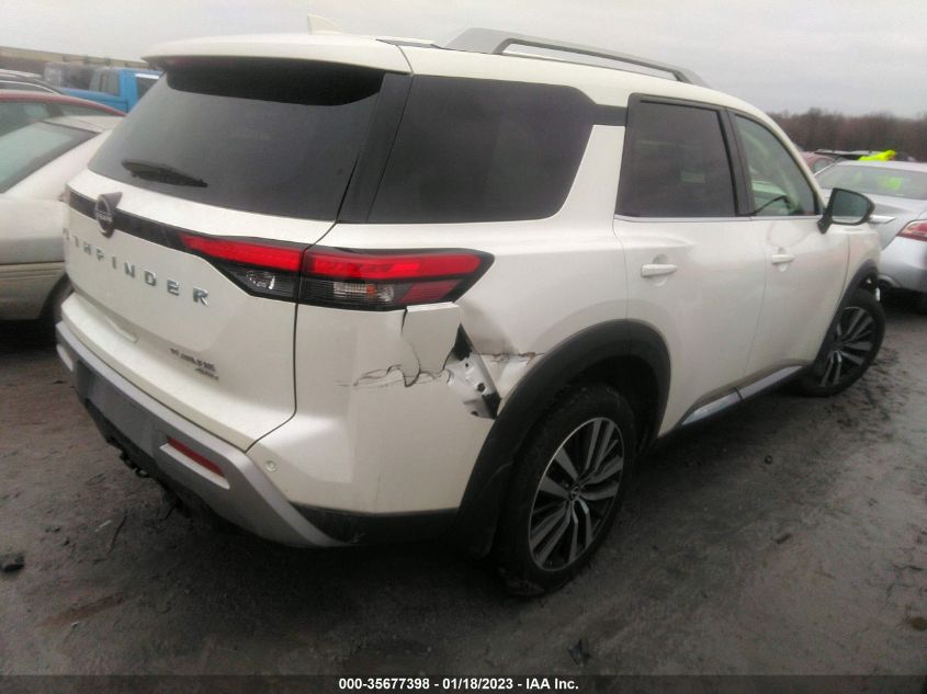 2022 NISSAN PATHFINDER PLATINUM VIN: 5N1DR3DK2NC265976
