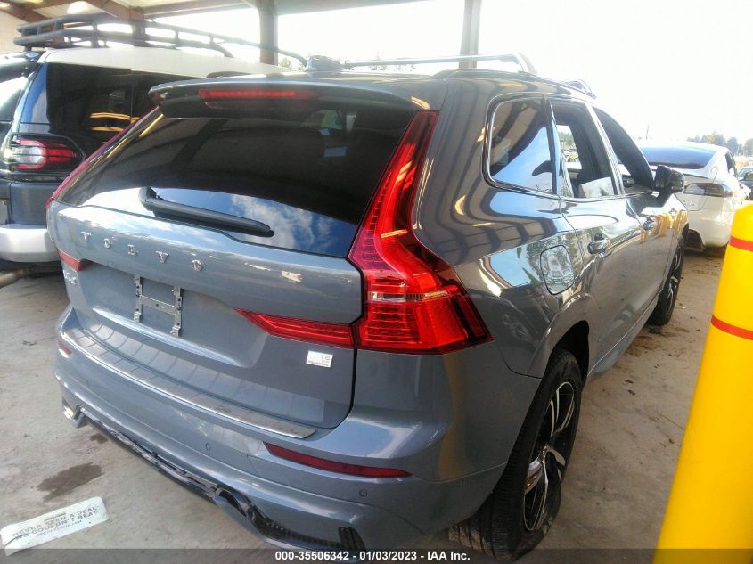2022 VOLVO XC60 RECHARGE R-DESIGN VIN: YV4H60DM4N1042023