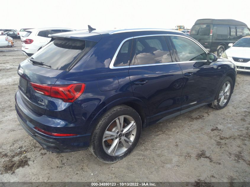 2022 AUDI Q3 S LINE PREMIUM VIN: WA1DECF31N1057471