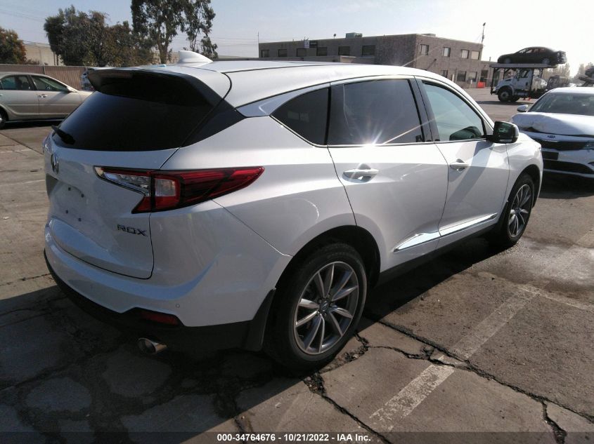2021 ACURA RDX W/TECHNOLOGY PACKAGE VIN: 5J8TC1H55ML010992