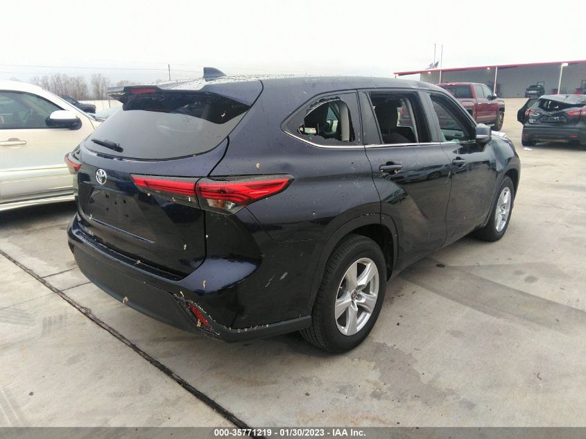 2021 TOYOTA HIGHLANDER L VIN: 5TDCZRAH0MS538096