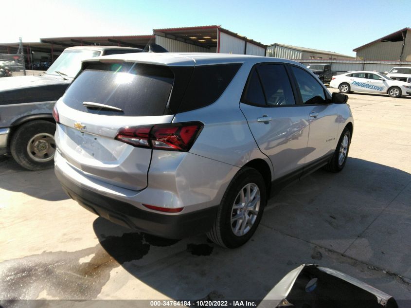 2022 CHEVROLET EQUINOX LS VIN: 3GNAXHEV2NS167163