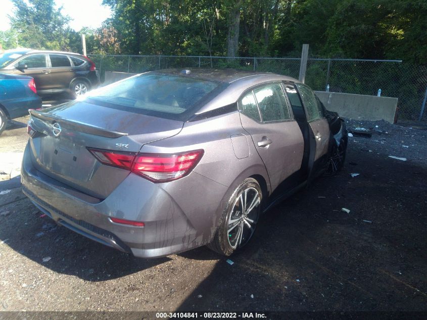 2021 NISSAN SENTRA SR VIN: 3N1AB8DV0MY247651