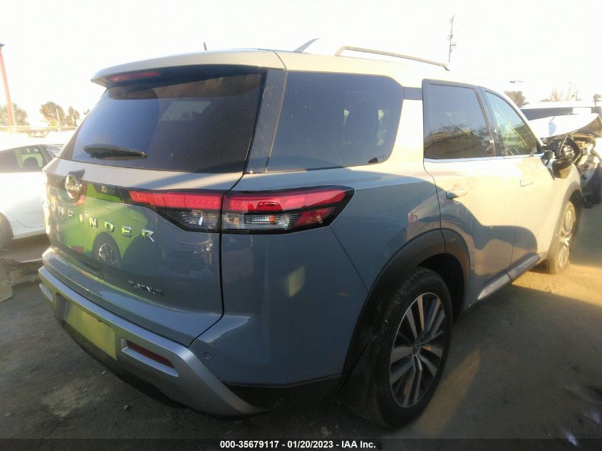 2022 NISSAN PATHFINDER PLATINUM VIN: 5N1DR3DG9NC267994