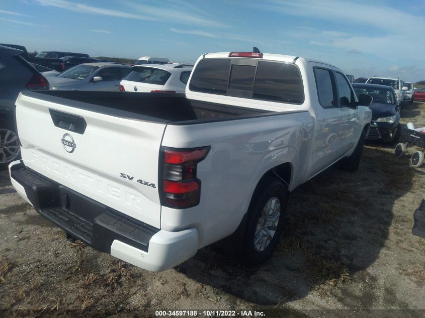 2022 NISSAN FRONTIER SV VIN: 1N6ED1FK3NN669153