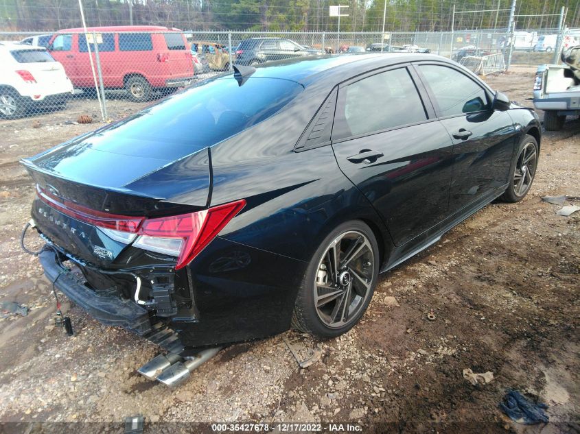 2023 HYUNDAI ELANTRA N LINE VIN: KMHLR4AF2PU371558