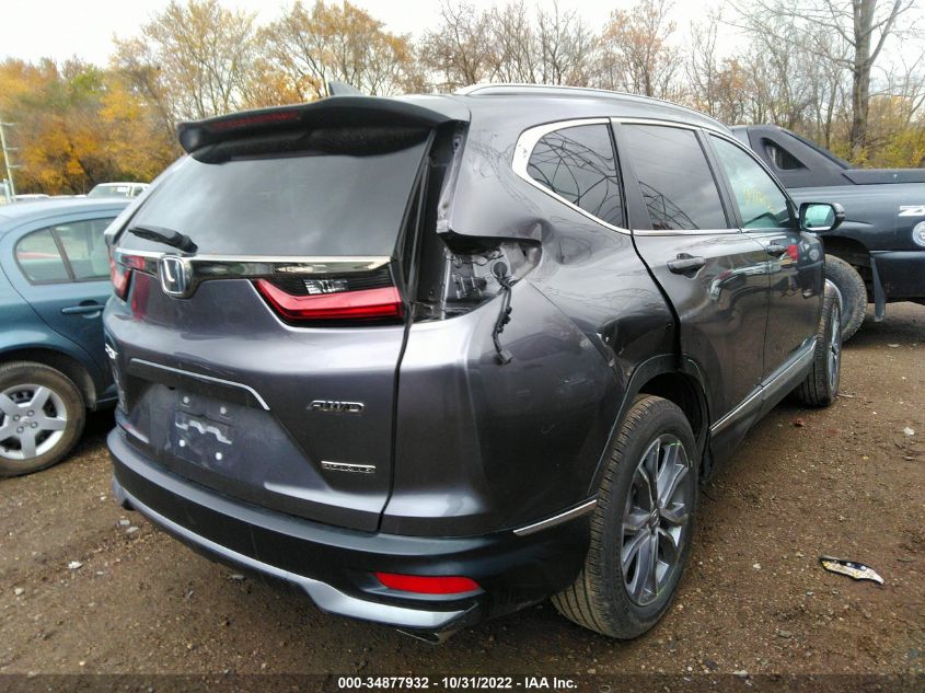 2022 HONDA CR-V TOURING VIN: 7FARW2H92NE014564