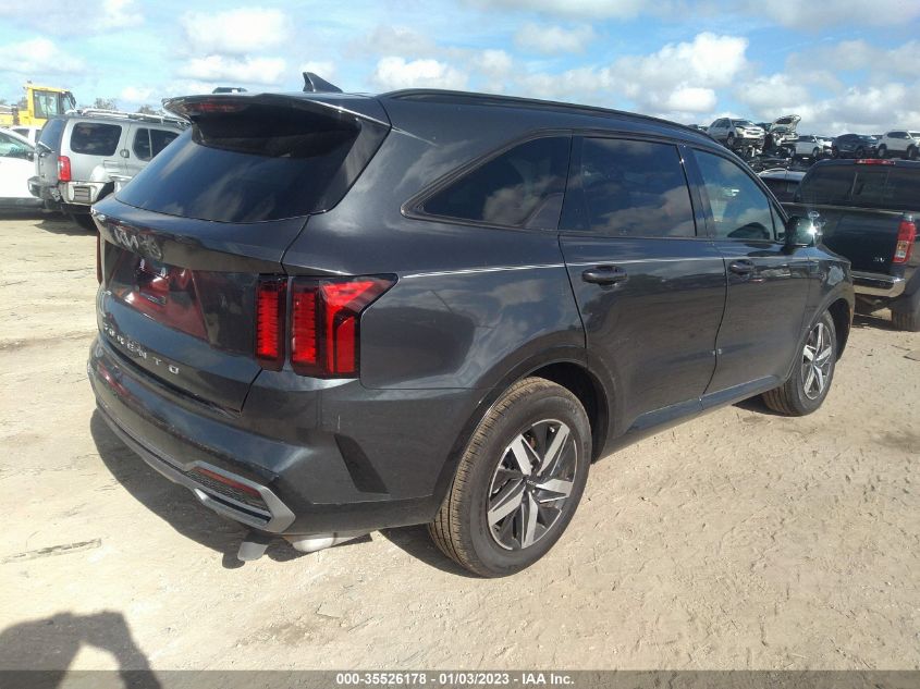 2022 KIA SORENTO EX VIN: 5XYRH4LF8NG141892
