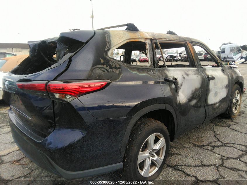2021 TOYOTA HIGHLANDER L VIN: 5TDCZRAH6MS537079