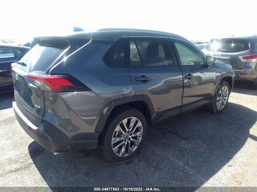 2022 TOYOTA RAV4 XLE PREMIUM VIN: 2T3C1RFV4NC199768