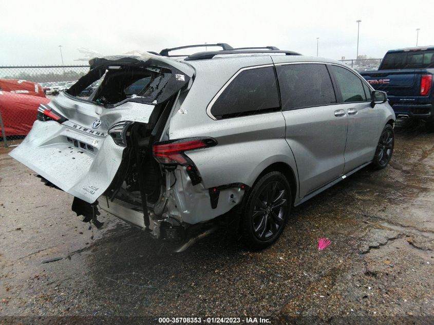 2022 TOYOTA SIENNA XSE VIN: 5TDDRKEC9NS079744