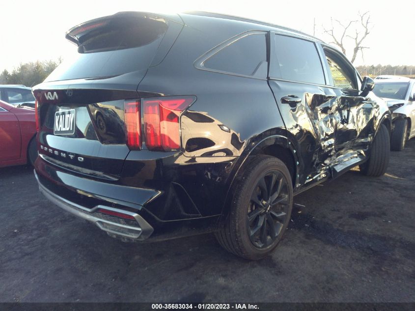 2022 KIA SORENTO SX PRESTIGE VIN: 5XYRK4LF9NG086743
