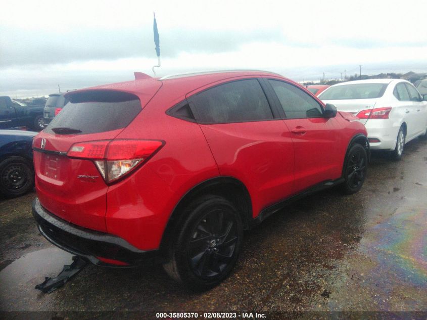 2022 HONDA HR-V SPORT VIN: 3CZRU5H18NM733479