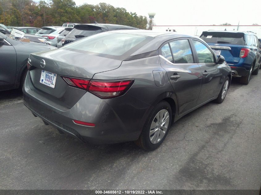 2022 NISSAN SENTRA S VIN: 3N1AB8BV9NY288669