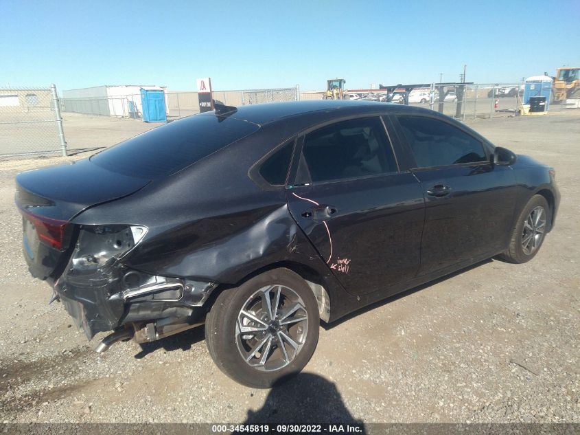 2022 KIA FORTE LXS VIN: 3KPF24AD8NE493664