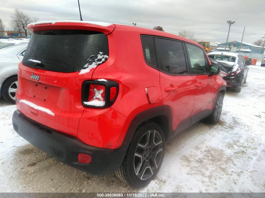 2021 JEEP RENEGADE JEEPSTER VIN: ZACNJCAB6MPM73080