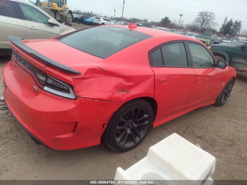 2021 DODGE CHARGER SCAT PACK VIN: 2C3CDXGJ6MH503871