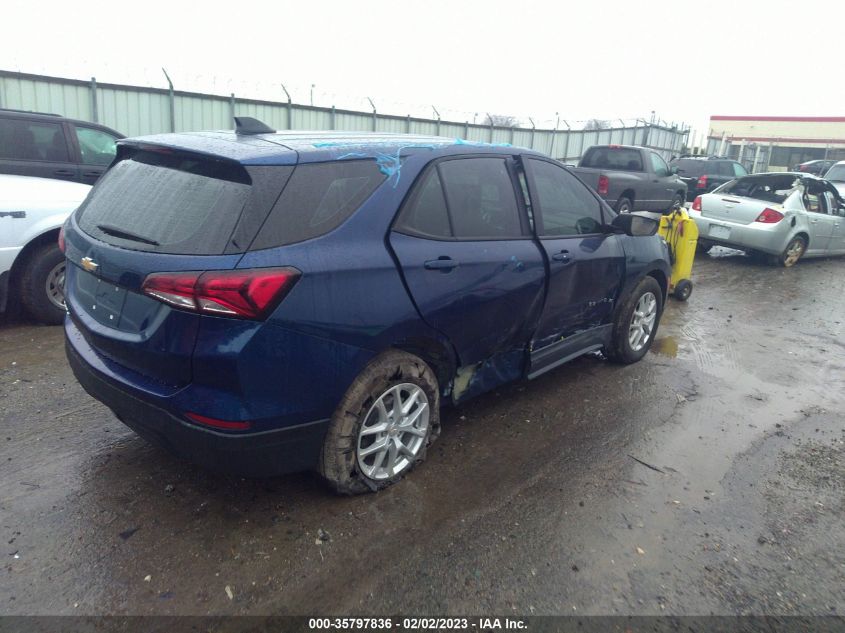 2022 CHEVROLET EQUINOX LS VIN: 3GNAXHEV9NS180394