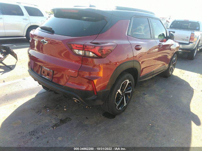 2021 CHEVROLET TRAILBLAZER RS VIN: KL79MTSL1MB037716