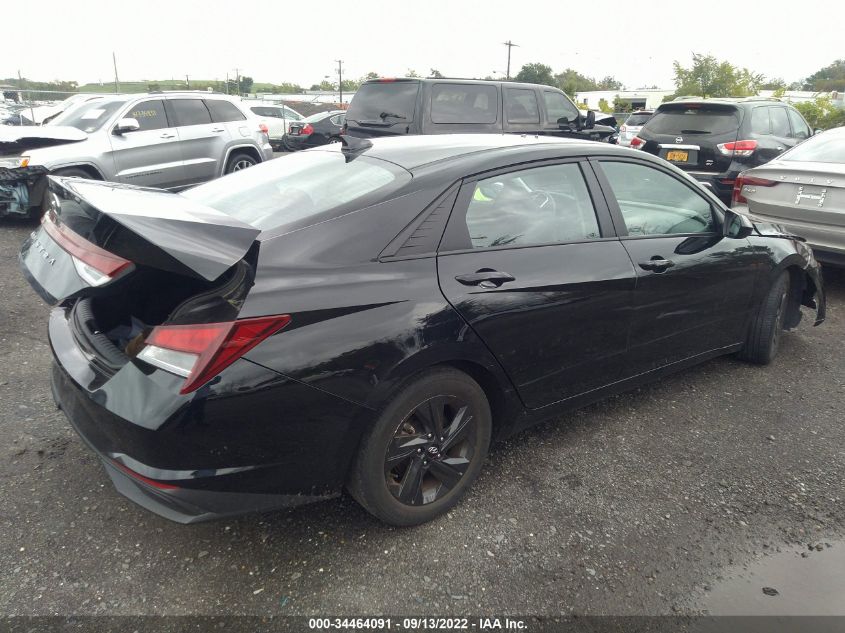 2021 HYUNDAI ELANTRA SEL VIN: 5NPLM4AG7MH001398
