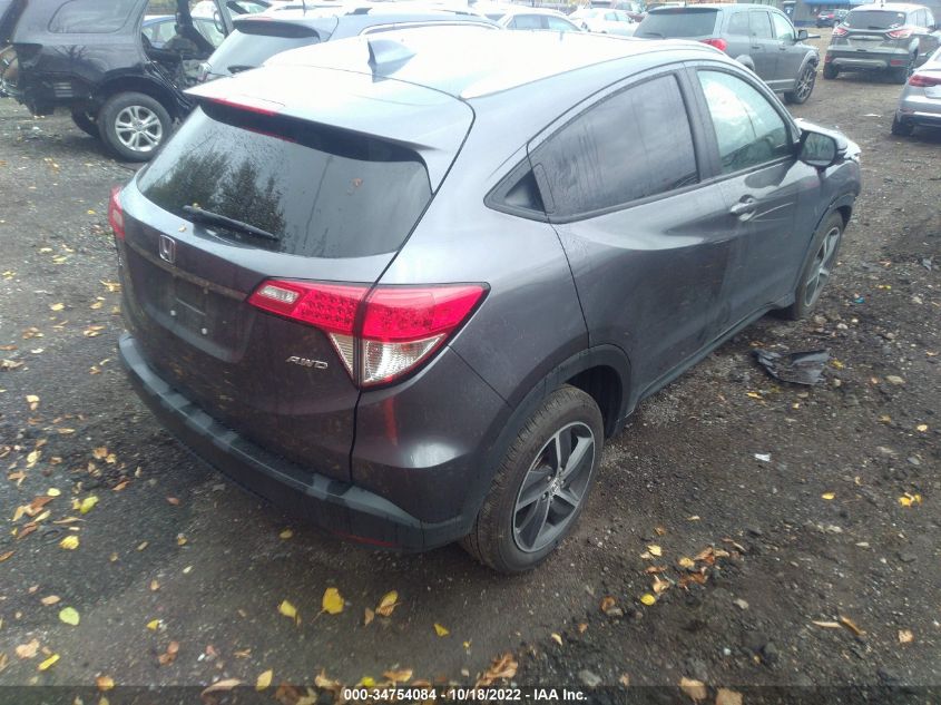 2022 HONDA HR-V EX VIN: 3CZRU6H59NM741731