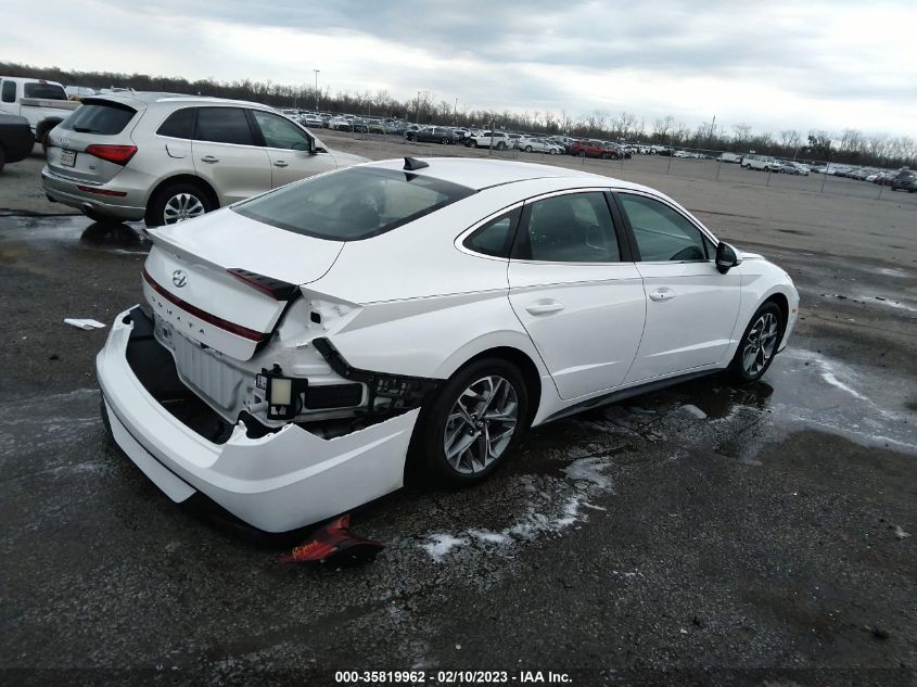 2022 HYUNDAI SONATA SEL VIN: KMHL64JA7NA240248