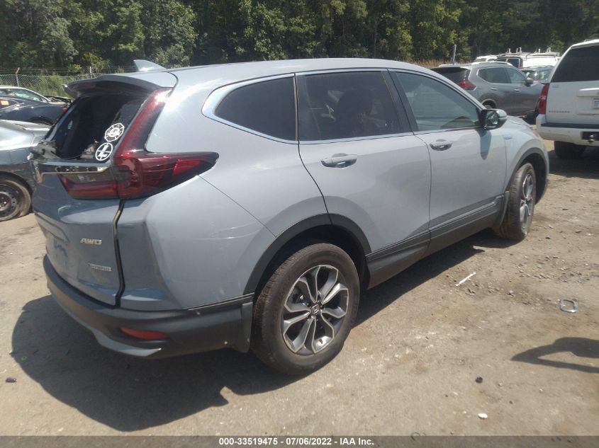 2021 HONDA CR-V HYBRID EX-L VIN: 7FART6H82ME014120