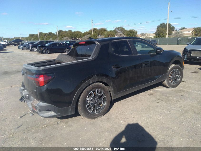2022 HYUNDAI SANTA CRUZ SEL VIN: 5NTJBDAE6NH034021