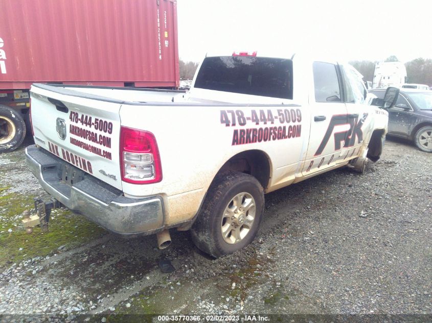 2022 RAM 2500 BIG HORN VIN: 3C6UR5DL0NG340476