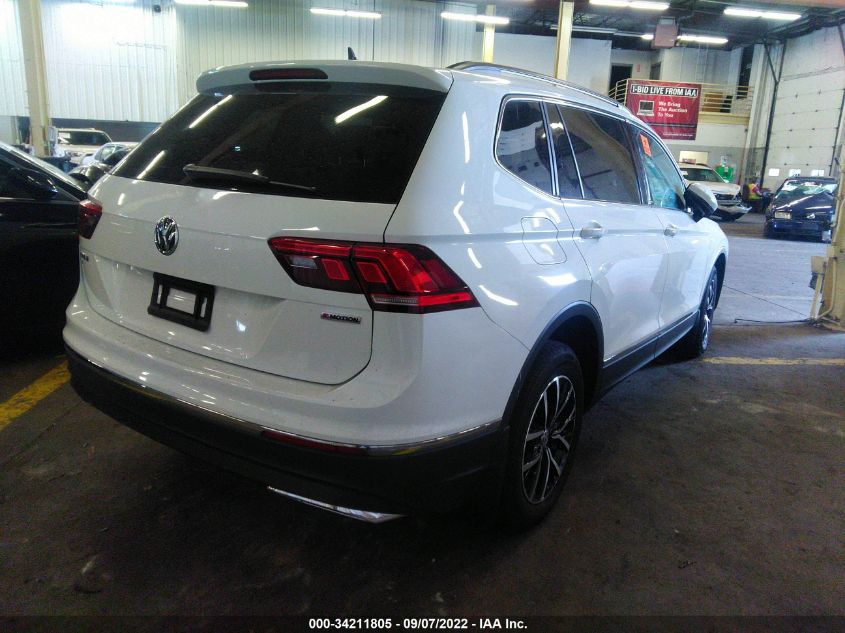 2021 VOLKSWAGEN TIGUAN SE/SE R-LINE BLACK/SEL VIN: 3VV2B7AXXMM137927