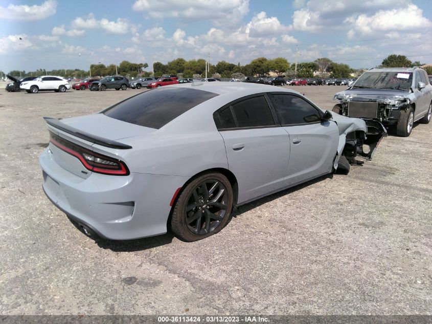 2022 DODGE CHARGER GT VIN: 2C3CDXHG1NH183640