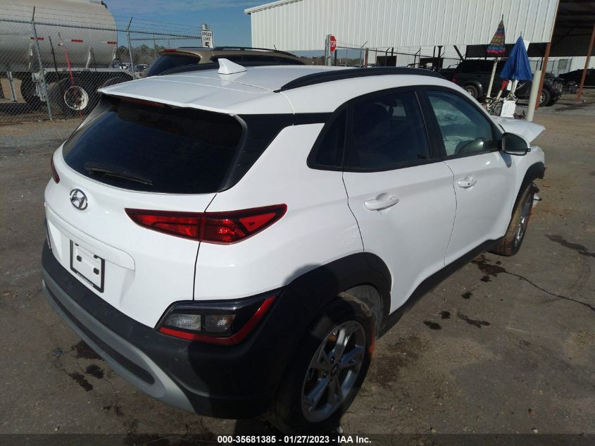 2022 HYUNDAI KONA SEL VIN: KM8K62AB2NU858875