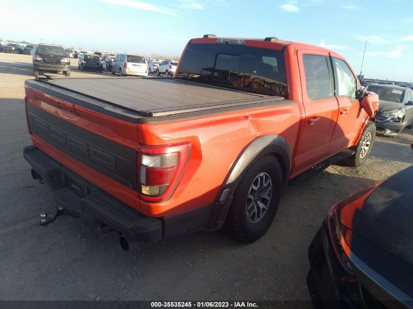 2022 FORD F-150 RAPTOR VIN: 1FTFW1RG1NFB53411
