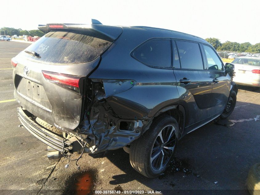 2022 TOYOTA HIGHLANDER XSE VIN: 5TDJZRBHXNS192842
