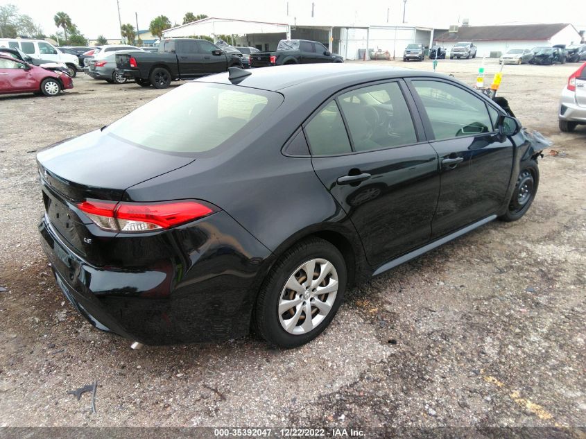 2021 TOYOTA COROLLA LE VIN: JTDEPMAEXMJ141323