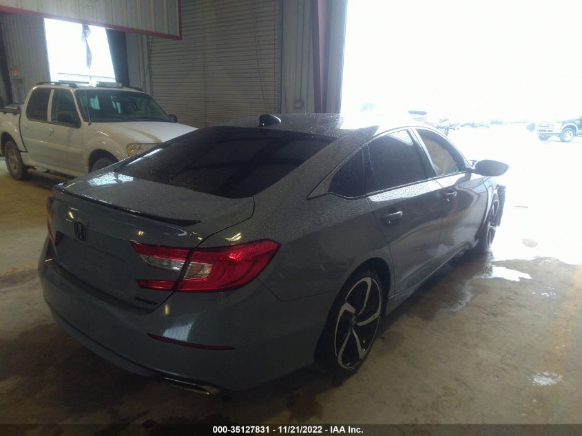 2021 HONDA ACCORD SEDAN SPORT VIN: 1HGCV2F37MA001272