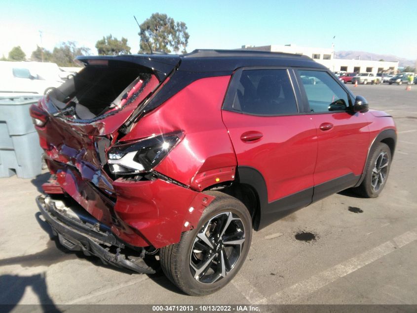 2021 CHEVROLET TRAILBLAZER RS VIN: KL79MTSL8MB113559