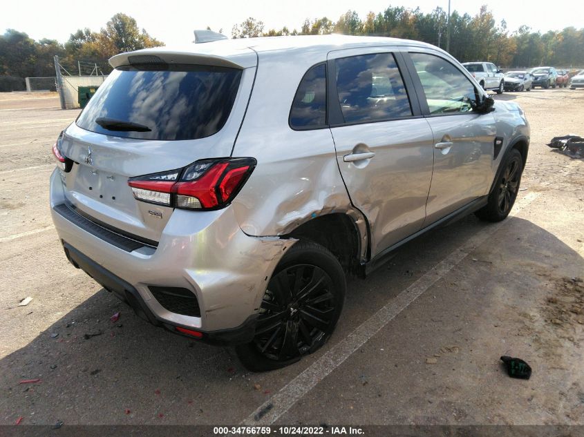 2022 MITSUBISHI OUTLANDER SPORT ES/LE/S VIN: JA4APUAU8NU007443