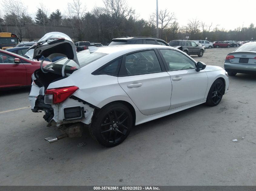 2022 HONDA CIVIC SEDAN SPORT VIN: 2HGFE2F59NH554586