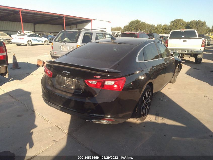 2021 CHEVROLET MALIBU RS VIN: 1G1ZG5ST9MF045554